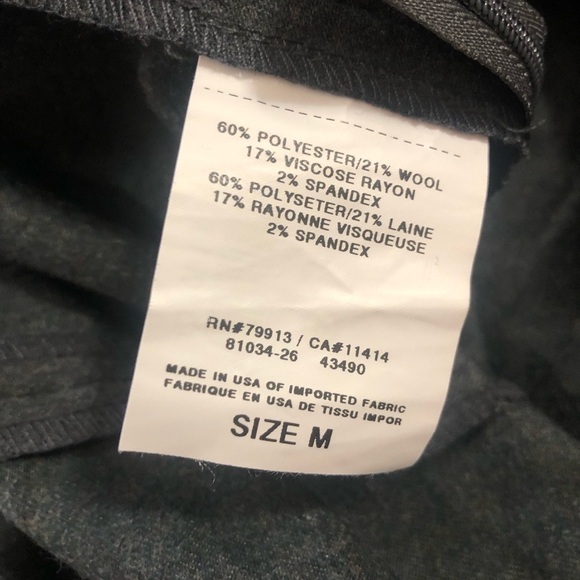 NWT⭐️ A PEA IN‎ THE POD maternity GRAY WOOL blend SKIRT M business work casual - Picture 5 of 12